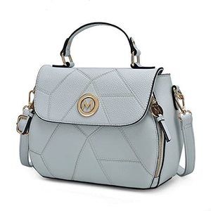 Chic Puffer Bag Satchel Quilted Strap Crossbody Bag Lattice Nylon Padded Cotto